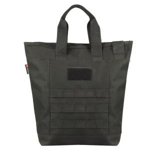 Lightweight Men’s Outdoor Black Molle Tactical Style Laptop Handbag Messenger Shopping Tote Bag for Woman