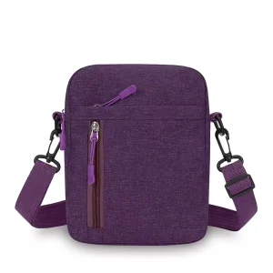 Lightweight Oxford Portable Men’s Small Shoulder Bag Office Outdoor Multi Compartment Durable Anti Theft Zipper Custom
