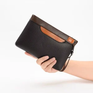 Long Men’s Wallet with Leather & PU Lining Business Card Bag Money Purse Direct Factory Sales