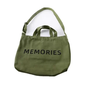 Low Moq Adjustable Strap Tote Bags for Women and Man Unisex Custom Log Canvas Tote Bag with Pocket and Zipper
