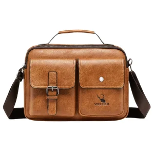 Luxury Business Casual Men’s Shoulder Bag Large Capacity Crossbody Messenger Bag Fashion Style for Men