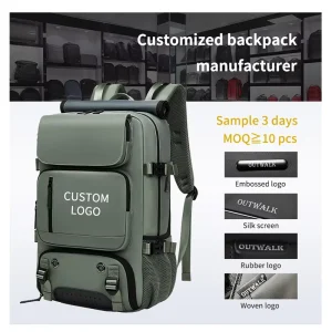 Luxury Convertible Waterproof Laptop Backpack 56L Capacity Independent Shoe Compartment USB Port Laptop Outdoor Travel Backpack