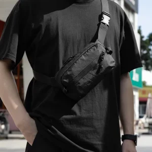 Luxury Crossbody Messenger Bag for Men and Women Anti Theft RFID Blocking Water Resistant Nylon Sling Bag for Travel Daily Use