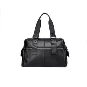 Luxury Design High Quality Travel Bag with Laptop Compartment Business Men Trip Bag with Two Zipper Pockets for Work