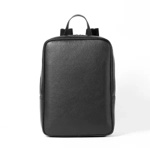 Luxury Designer Fashion Men’s Waterproof Genuine Leather Laptop Backpack with USB & RFID Protection Casual Sports Travel Bag