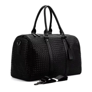 Luxury Designer Men’s Handbag Top Factory’s Luxury Brand Name Fashion Polyester Lining Travel Bag for