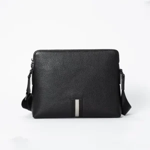 Luxury Fashion Designer Crossbody Bag Men Genuine Leather Handbags Shoulder Bag Zipper Closure All Seasons