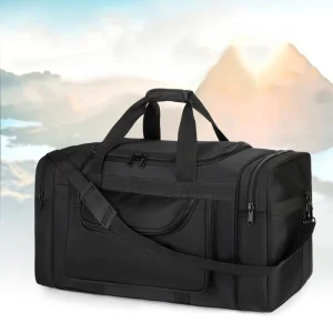 Luxury Large Capacity Crossbody Gym Bag Men’s Shoulder Travel Duffel for Weekend Overnight Tote Sports Carry Hand Luggage