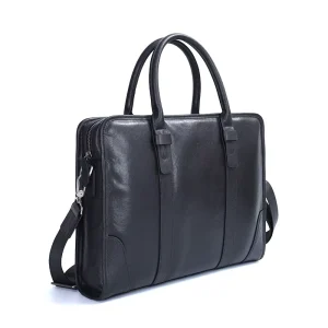 Luxury Leather Men’s Portable Handbag Business Large Capacity Fashion Style Laptop Briefcase