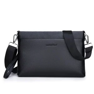 Luxury Men’s Cowhide Large Capacity Clutch Handbag Multi Function Business Casual Messenger Bag Fashion Accessories Trend