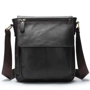Luxury Men’s Genuine Leather Cowhide Side Crossbody Shoulder Bag New Designer’s Fashionable National Style Letter Messenger Bags
