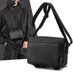 Luxury Men’s Nylon Crossbody Bag Waterproof Anti theft Messenger Bag Business Casual Shoulder Bag for Men Travel Handbags