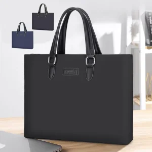 Luxury Men’s Oxford Cloth Laptop Bag Custom Logo Business Handbag Durable Briefcase Design for Document Laptop