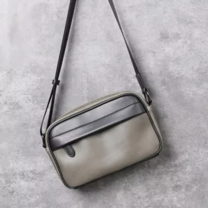 Luxury Men’s Shoulder Bags Crossbody Custom New Design PU Leather High Quality Men Sling Messenger Bag in Stock