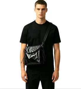 Luxury PU Leather Crossbody Shoulder Sling Bags Vintage Designer Fashion Messenger High Quality Waterproof Men’s Bags OEM