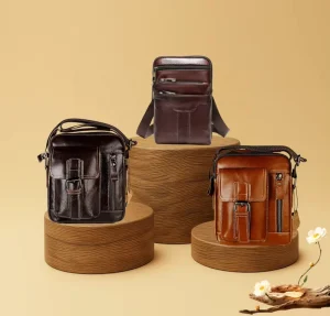 M13 Custom Genuine Leather Men’s Messenger Bag Vintage Fashion Style Crossbody Top Handle Handbag Casual Fashion Leather