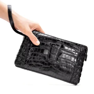 MARRANT Genuine Leather Evening Mens Clutch Bag Leather Travel Wallet Luxury Wristlet Wallet Leather Men’s Clutch Bag