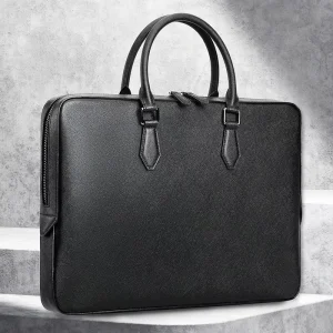 MARRANT Genuine Leather Men Business Executive Briefcase Messenger Bag Leather Laptop Bag for Men Leather Briefcase