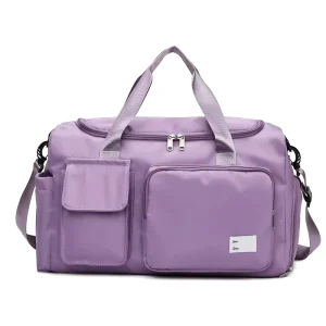 MKW2128 Custom Logo Travel Duffle Bag Mutil Pockets Sport Gym Bag Weekend Carry on Tote Luggage Bags for Women Men