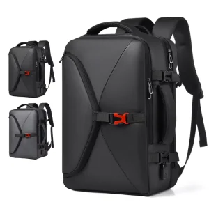 MKW5102 Lightweight Custom PU Travel Laptop Backpack Men’s Business Backpack