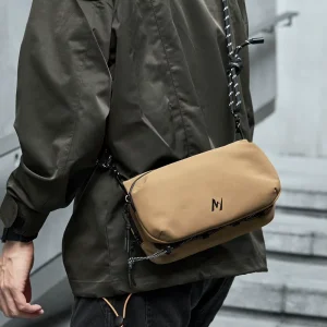 MOYYI Lightweight Phone Crossbody Bags for Men’s Outdoor Rope Tech Bag Sports Everyday Bottle Sling Bags