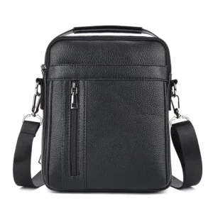 Male Custom Messenger Satchel Bag Men Leather Office Shoulder Side Bag Genuine Leather Crossbody Bag