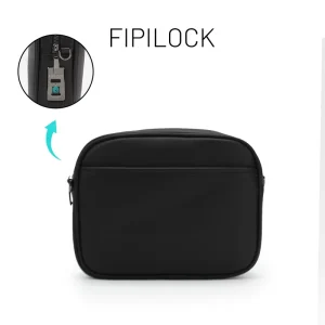 Man Crossbody Shoulder Bag Anti Theft Messenger Casual Business Simple Minimalist PU Fingerprint Lock Summer Fashion Handbag