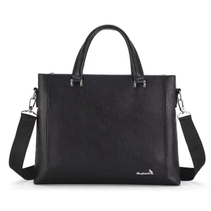 Man’s Leather Bag Business Men Bags Laptop Tote Briefcases Male Crossbody Shoulder Handbag Men’s Messenger Bag