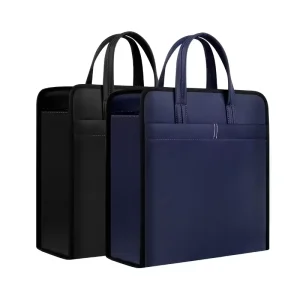 Manufacturer High end Men’s and Women’s Handbags Waterproof Business Vertical Briefcase for Teachers to Use