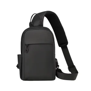 Manufacturer Men’s Locomotive Riding Lightweight Fashionable Chest Bag Fanny Pack Leisure Multifunction Crossbody Bag