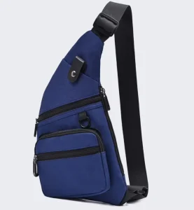 Manufacturer Oxford Water Resistant Chest Bag Outdoor Use Men’s Sling Backpack Shoulder with Phone Pocket