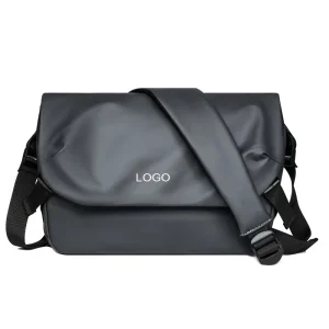 Manufacturers New Waterproof Postman Bag Men’s Large capacity Luxury Design logo Messenger Bags Leather Film Bag