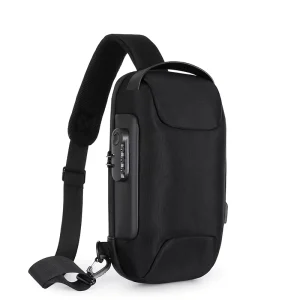 Manufacturers Waterproof Chest Bag With USB Custom Logo Anti-theft Sling Bag Men’s Shoulder Sling Bag