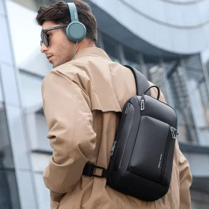 Mark Ryden Multifunctional Chest Bag Men’s Crossbody Bag Large Capacity Running Cycling Small Backpacks L_MR7808-B