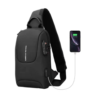 Mark Ryden New Custom Anti theft School Business Usb Charging Shoulder Bag Men Chest Sling Bag MR7039