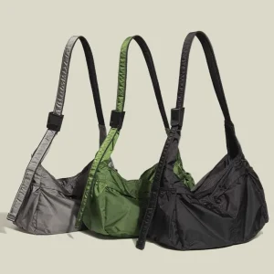 Medium Large Capacity Casual Shoulder Nylon Tote Bag Men’s Women’s Waterproof Sports Style Crossbody Urban Polyester