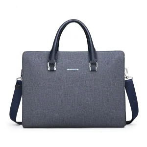 Men Laptop Bag PU Leather Computer Office Shoulder Bag Men Handbag Briefcase Man Tablet Fashion