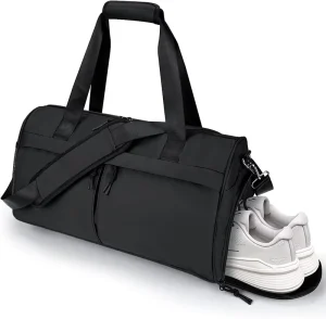 Men Large Capacity Travel Luggage Waterproof Weekender Duffle Sport Gym Bag with Wet Pocket