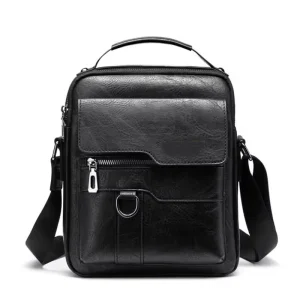 Men Messenger Bag Durable Waterproof PU Leather Shoulder Bags