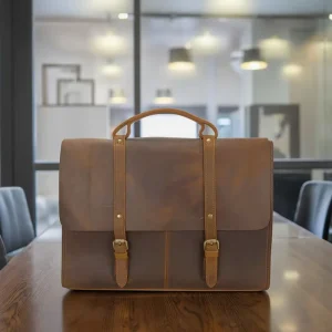 Men Office Business Shoulder Bag Genuine Executive Briefcase Luxury Laptop Bag Quality Men Sling Bag Briefcase