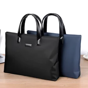 Men Office Business Shoulder Bag Nylon Executive Briefcase Luxury Laptop Bag Quality Men Sling Bag Briefcase