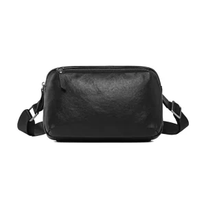 Men Premium Multiplelayers Lightweight Durable Crossbody Bag Daily Office Travel Casual Cowhide Real Leather Sling Bag