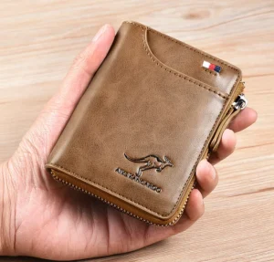 Men Small RFID Blocking Bifold Wallets Men’s Leather Wallets Multi Card Holder Wallets