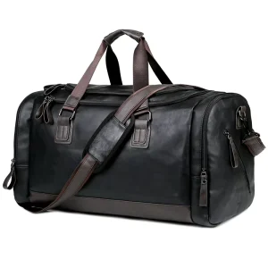 Men Travel Gym Fitness Bag Large Capacity Shoulder Crossbody Bag Short Distance Durable