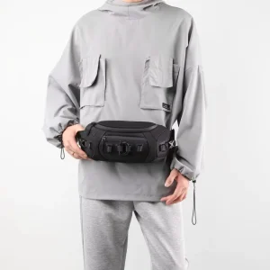 Men Waist Bag Outdoor Sports Tactical Fanny Pack Multifunction Male Chest Bag Mobile Phone Bag for Hiking