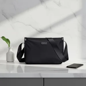 Men Waterproof Soft Nylon Zipper Closure Casual Unisex Executive Trolley Briefcase Business Laptop Customizable