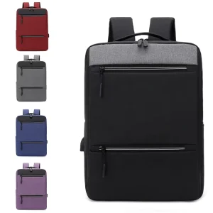 Men Women Laptop Bag Computer Tote Leather Business Waterproof Travel Laptop Backpacks
