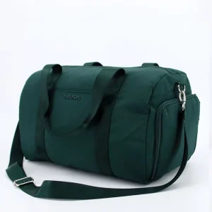 Men Women Shoes Compartment Green Overnight Bag Carry On Travel Duffle Bag Custom Tote Shoulder Weekender Overnight Bag