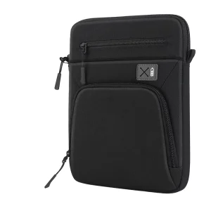 Men’s 12.9 Inch Crossbody Portable Carrying Strap Vintage Handbag Classic Waterproof Vertical Tablet Laptop Bag