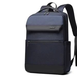 Men’s 15.6 Inch Waterproof Laptop Backpack Computer Travel Bag with Zipper Closure for Work Office or College